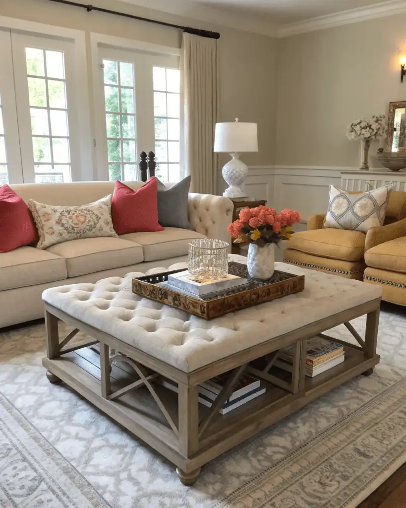 oversized coffee table