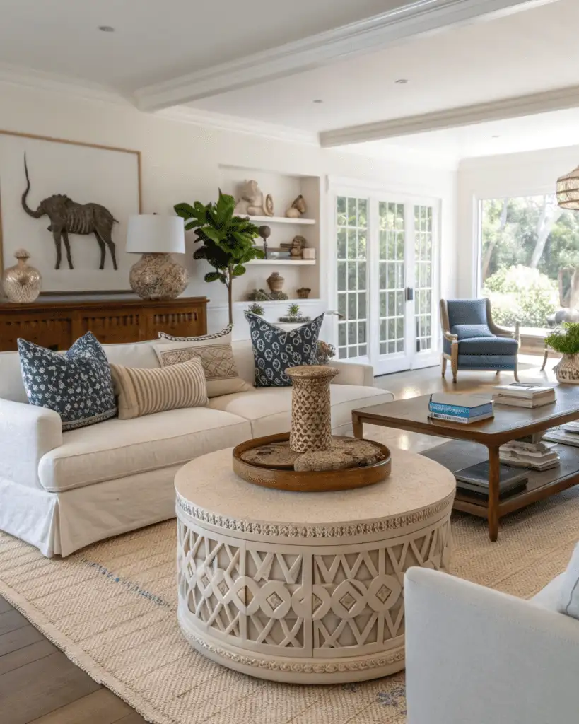 sculptural storage unit