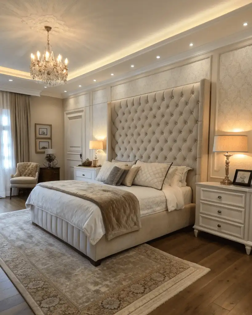 upholstered oversized headboard