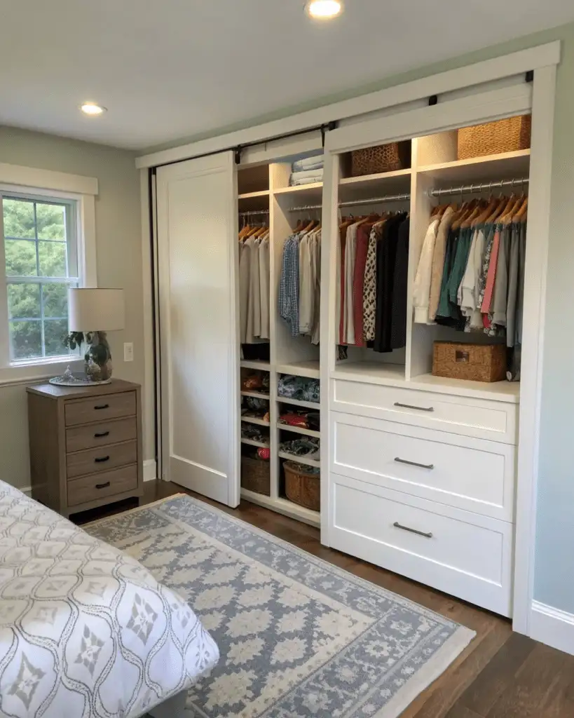 closet with sliding doors