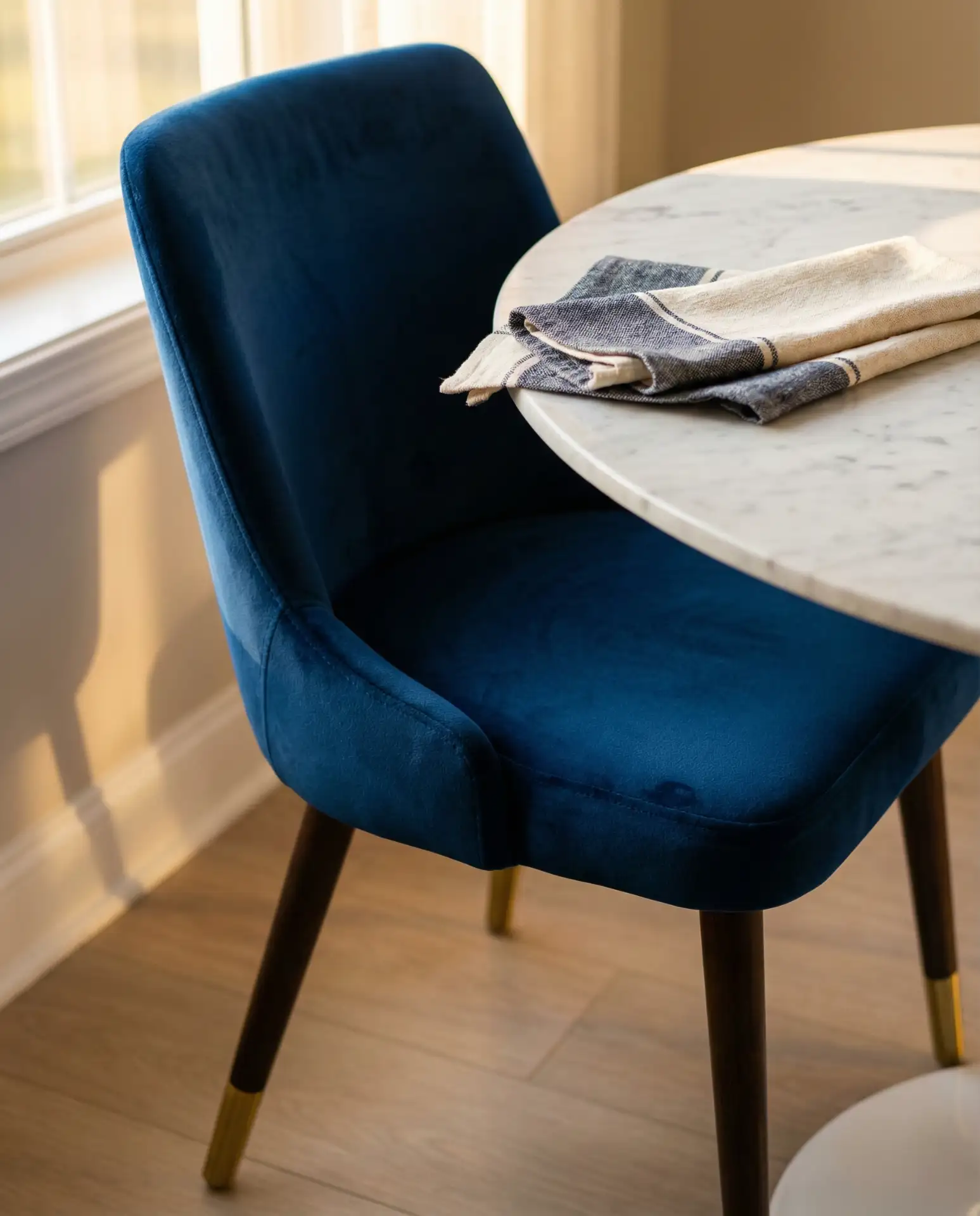 Elegant Velvet Chairs in Deep, Gem-Inspired Hues 2