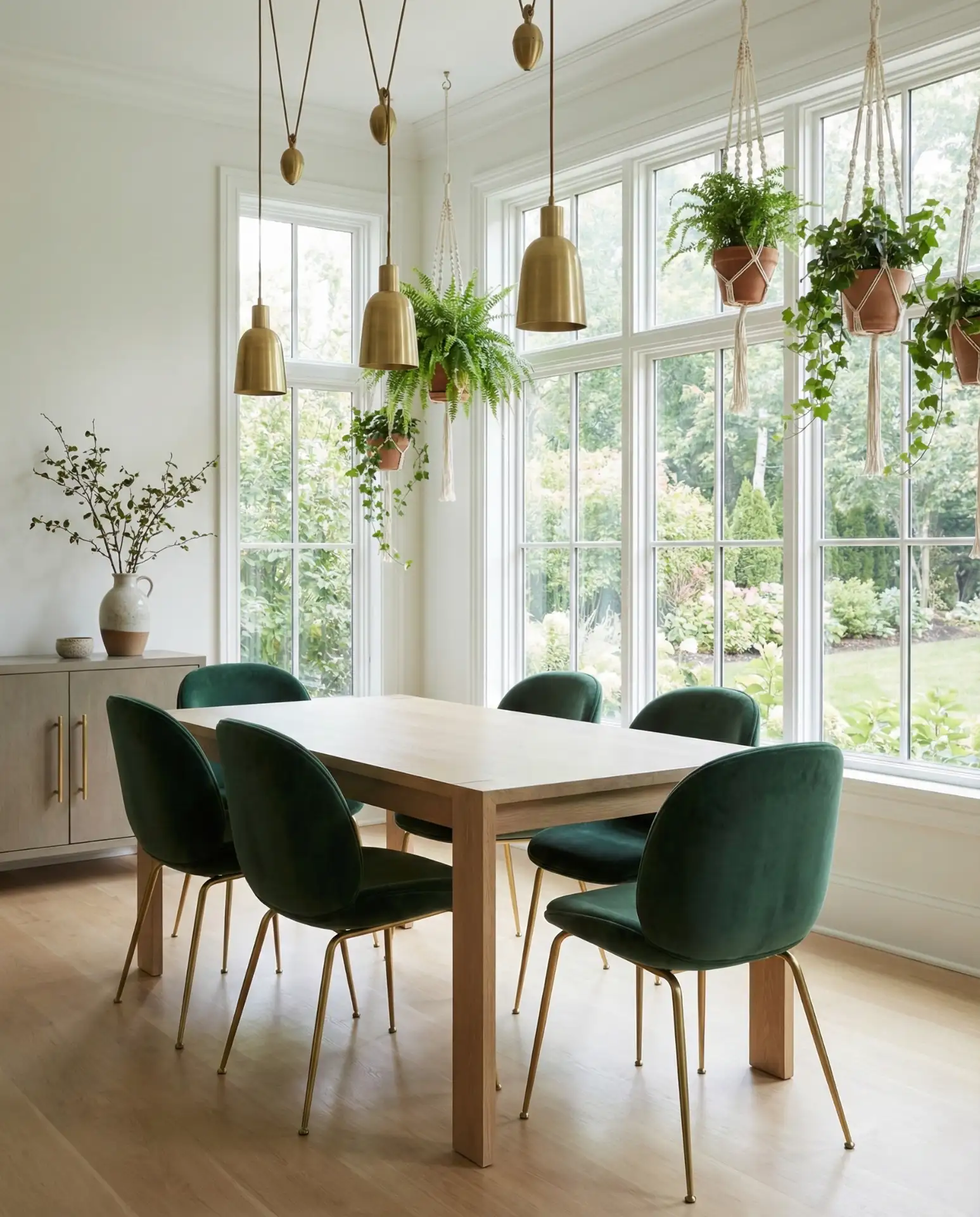 Vibrant Green Chairs as Nature-Inspired Focal Points 2