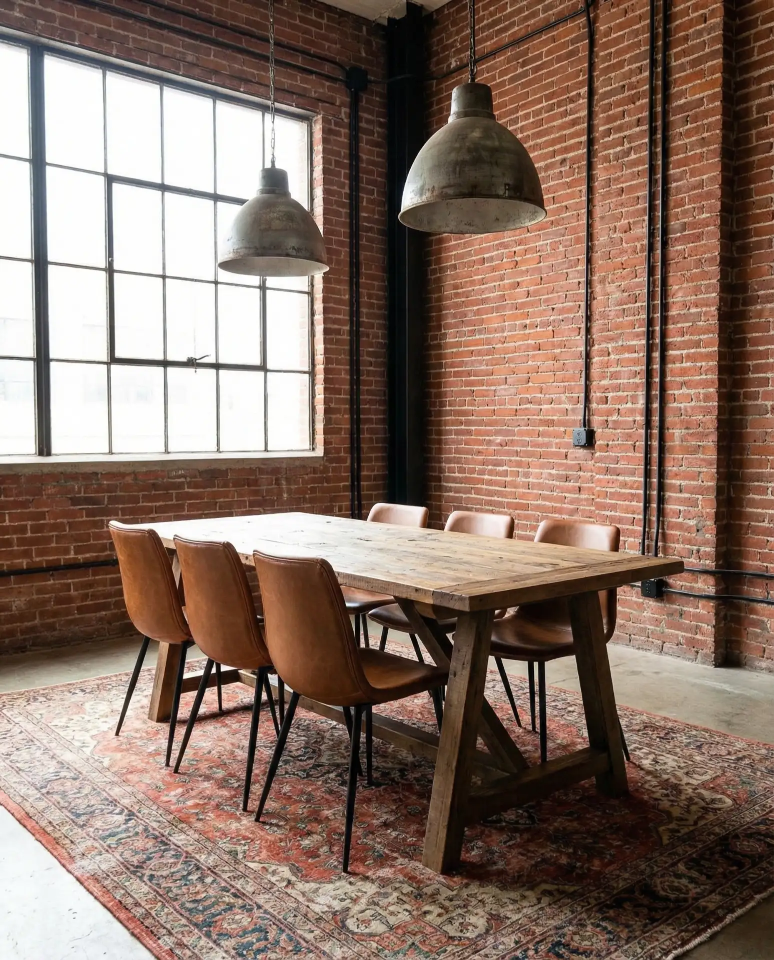 Durable Leather Chairs in Deep, Warm Tones 1