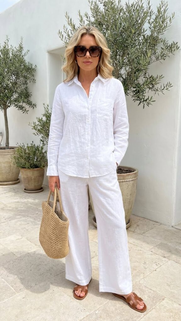 Linen Travel Outfit