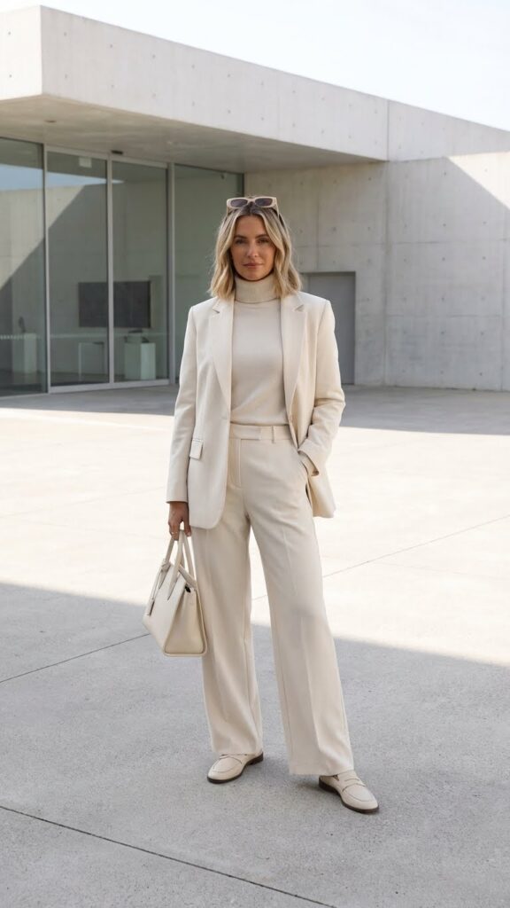 Monochrome Travel Outfit