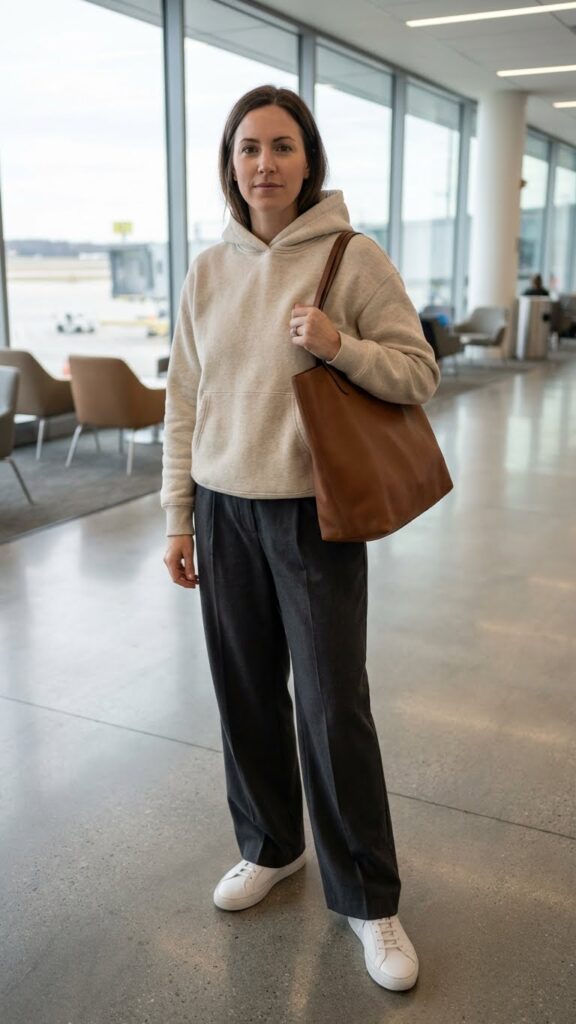 Elevated Hoodie Travel Outfit