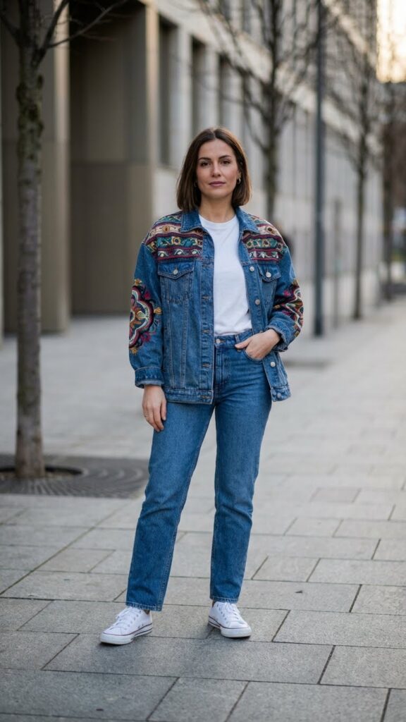Statement Jacket Travel Outfit