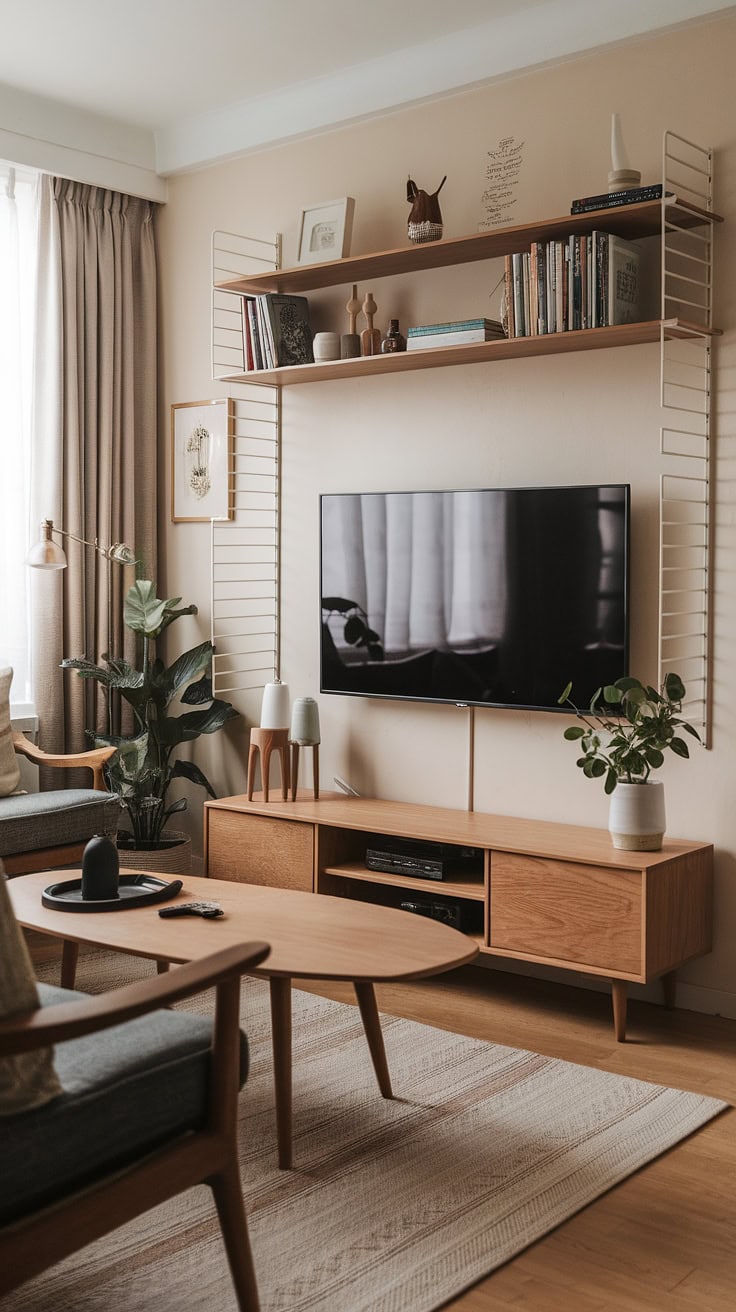 Small Living Room TV Wall