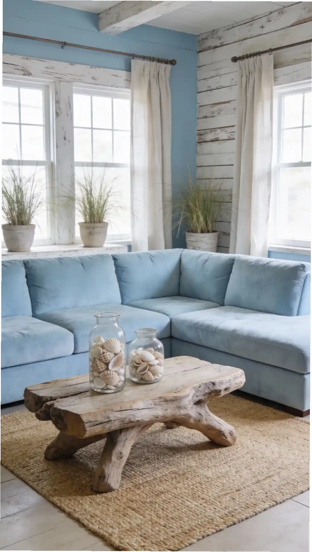 Coastal Calm Living Room Style