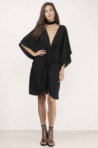 ... adriana black wrap dress VODSBUW