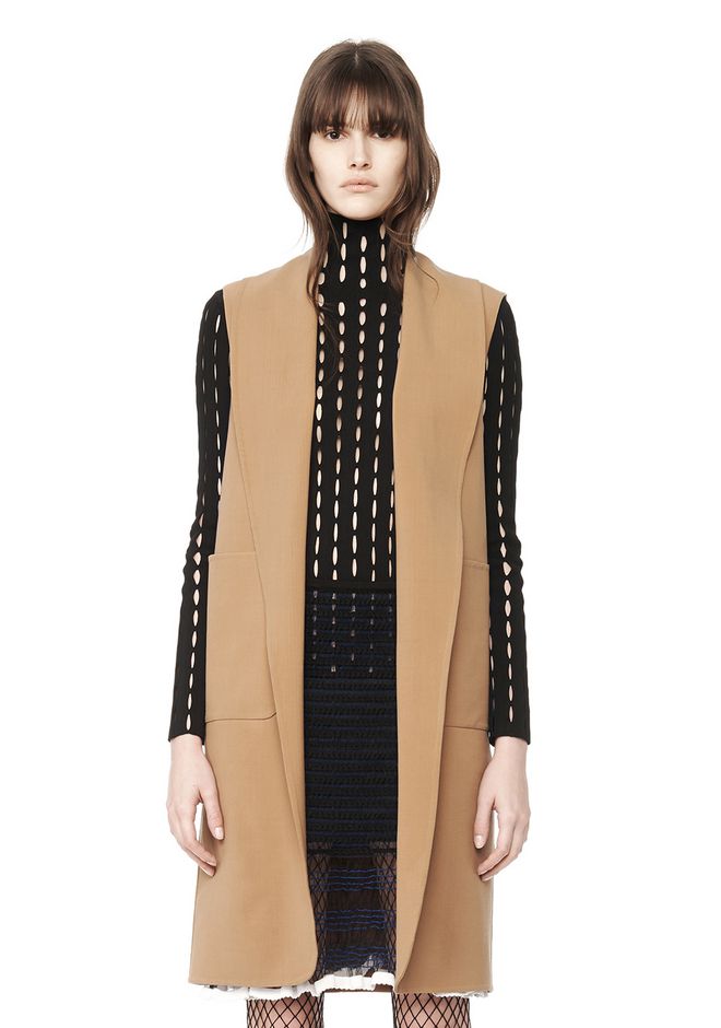 ... alexander wang oversized long vest jackets and outerwear adult 12_n_a AINDMCF