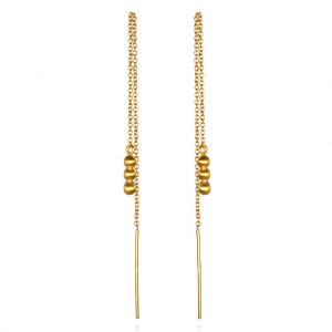 ... mini chain earrings - gold ... CFUCHGQ