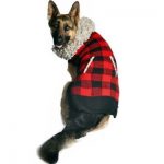 100% wool handmade lumberjack dog hoodie LZIQGCP