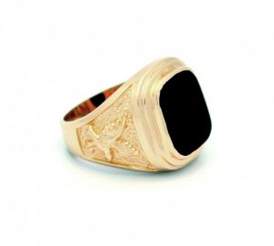 14k american eagle onyx ring ejmr29531 CETSUYW