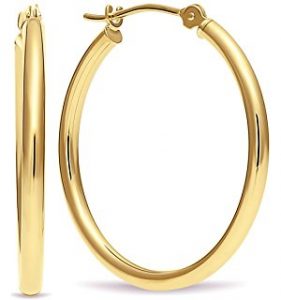 14k gold hoop earrings, 1 EBHKRYZ