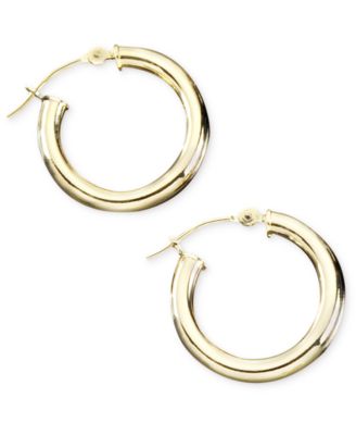 14k gold hoop earrings WVHVMQP