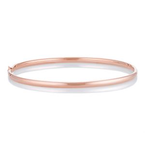 14k rose gold bangle bracelet (7 HEFGHRN