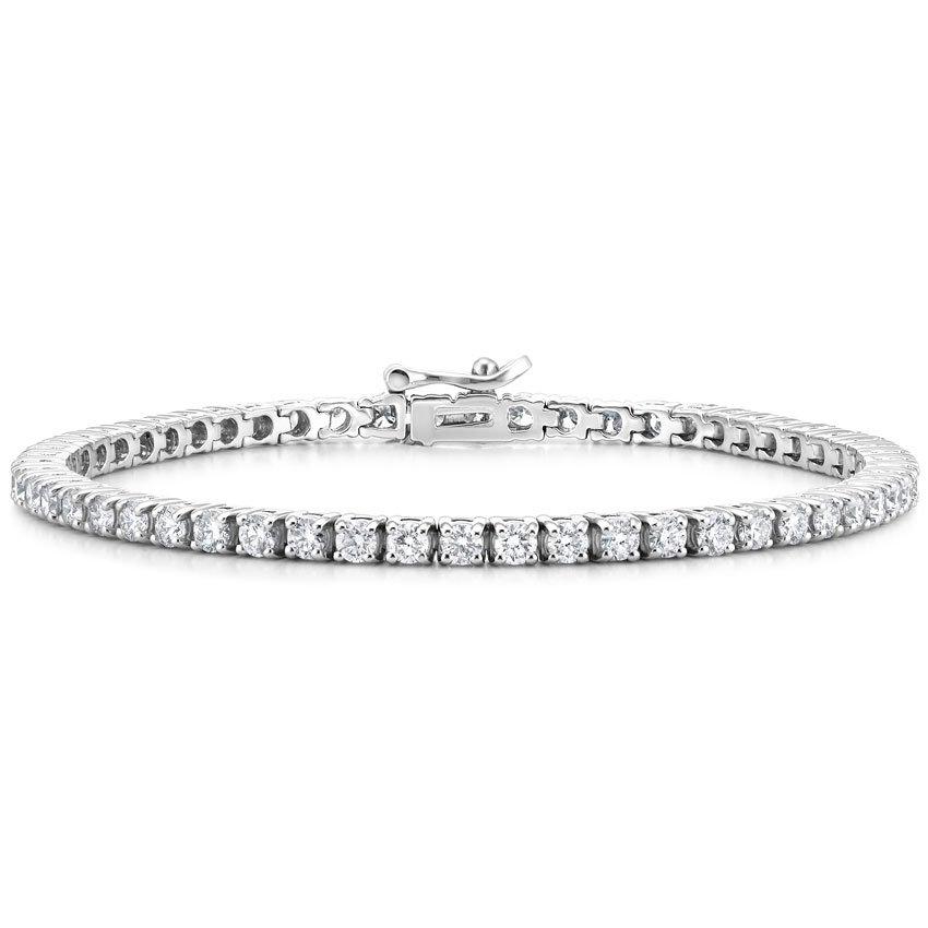 18k white gold diamond tennis bracelet (4 ct. tw.) SROXHWX