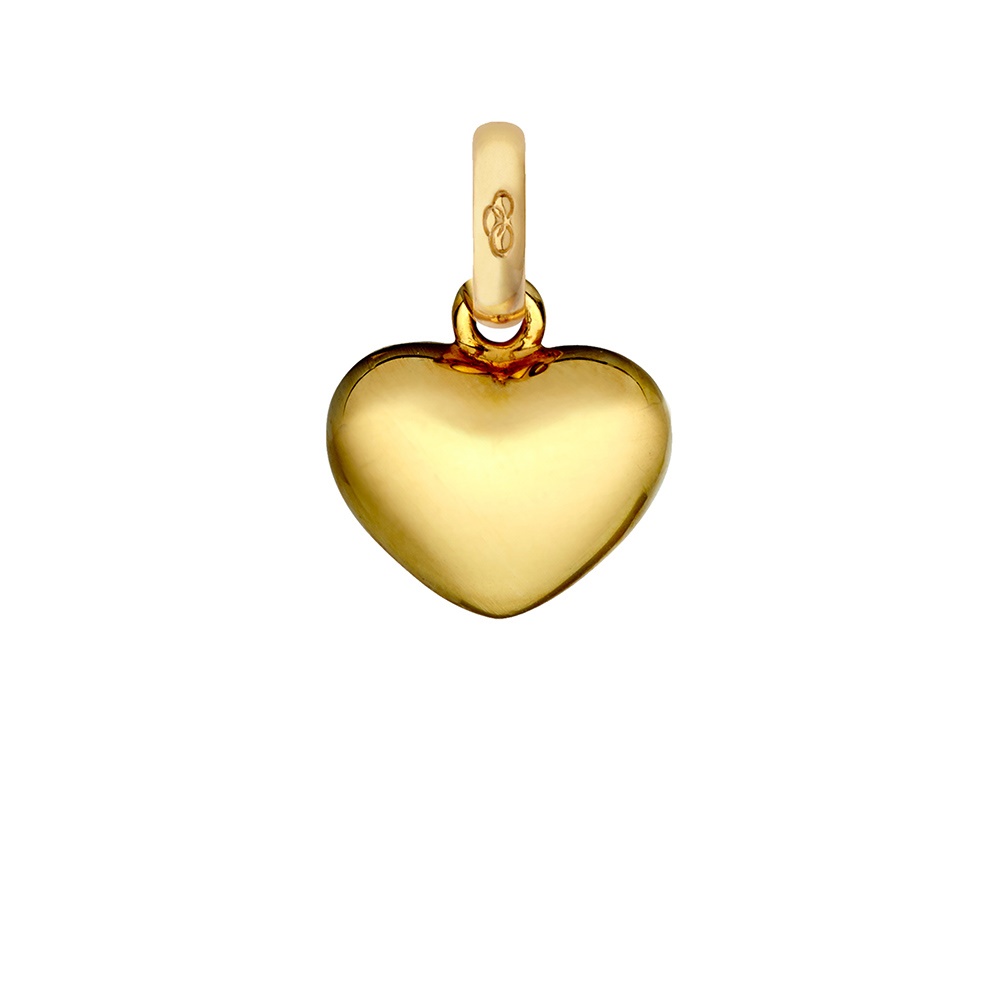 18k yellow gold heart charm NHXBALT
