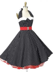 1950s dresses ... 1950s style black and white polka dot swing dress - retro dresses ... FNIYFMH