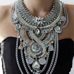 2016 hot bohemia women big necklaces fashion rhinestones vintage metal  choker KVGQZWA