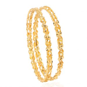 26.15 grams dazzling sameena gold bangles ARCCOJG