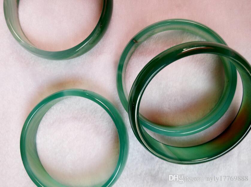 56-62mm fine womenu0027s jewelry green jade bracelet with a certificate genuine LPZNSKS