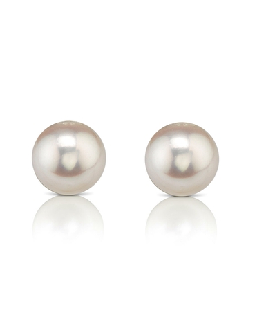 7.5-8.0mm hanadama akoya pearl stud earrings JTWKCZM