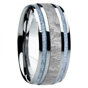 9 mm meteorite, mens wedding bands - m740fs PISXZAQ