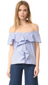 after market ruffle blouse CEXLUMP