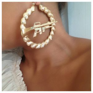 ak twisty bamboo earrings OQKUMCQ