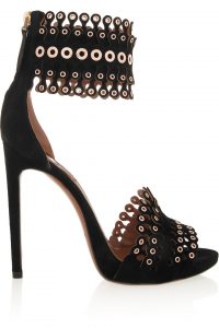 alaia shoes alaïaembellished suede sandals XAQPTDR