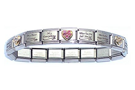 amazon.com: special daughter italian charm bracelet: italian style charm  starter bracelets: FCYHXYZ