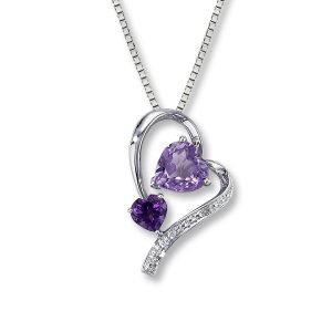 amethyst necklace hover to zoom IDRNTAO