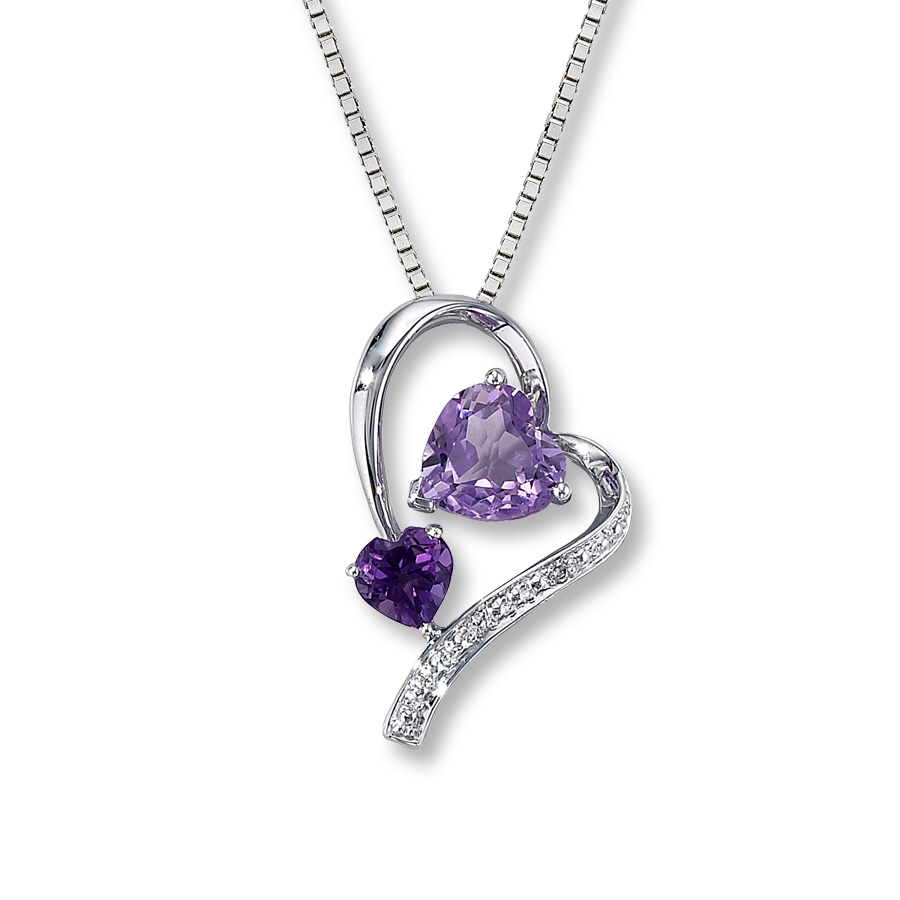 amethyst necklace hover to zoom IDRNTAO