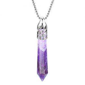 amethyst necklace WNBXNCC