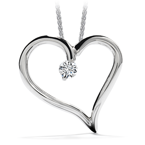 amorous heart pendant necklace UMLQZTV