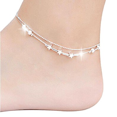 ankle chain susenstone little star women chain ankle bracelet barefoot sandal beach  foot CWTKHLY