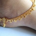anklets gold 1 gm gold anklets with best quality KFMLAIU