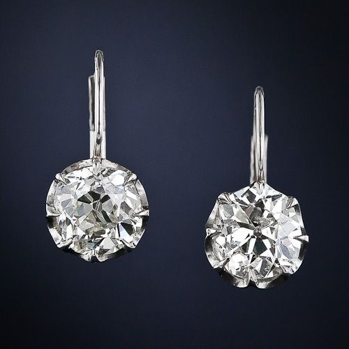 antique diamond drop earrings -mccoyu0027s diamonds (www.mccoysdiamonds.com)  can work TFIDNDW