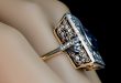 antique rings an unusual antique sapphire and diamond engagement ring GPWSTRH