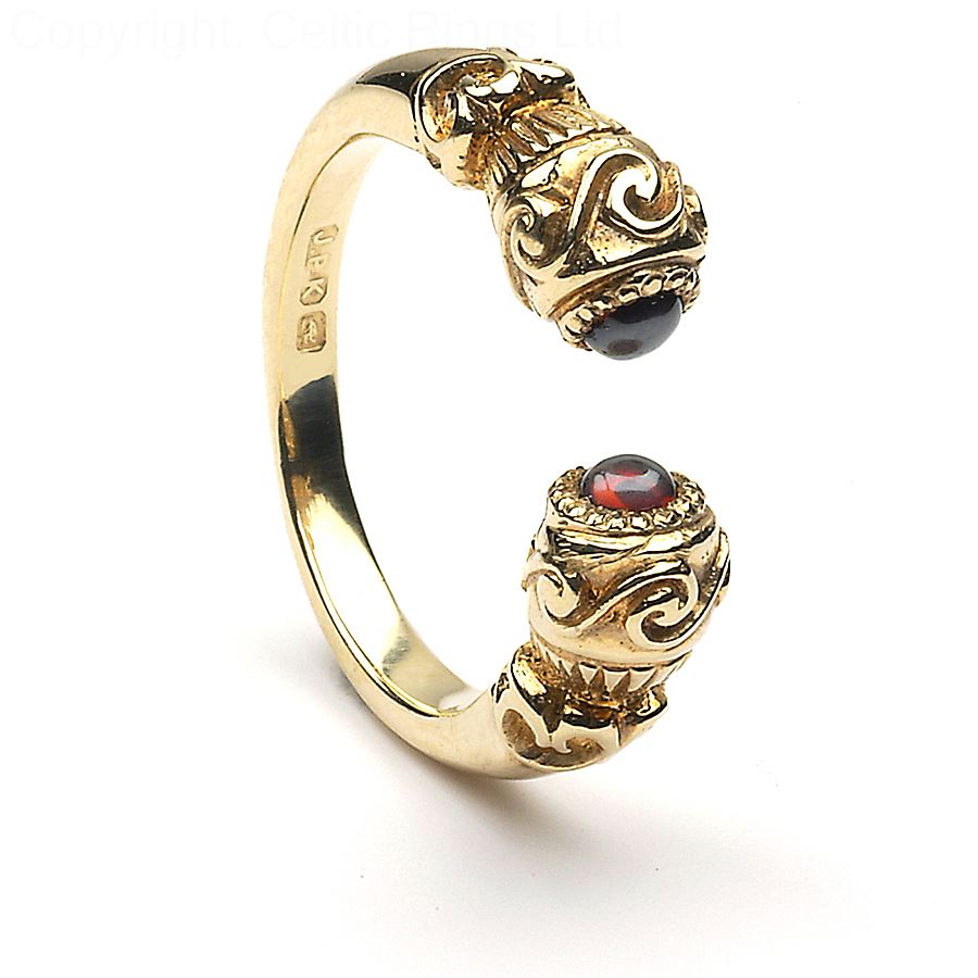 antique rings celtic antique ring stone set - silver/10k/14k gold AAPCGBR