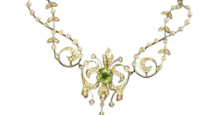 antique split pearl u0026 peridot necklace - rare u0026 divine! XOXEQQR