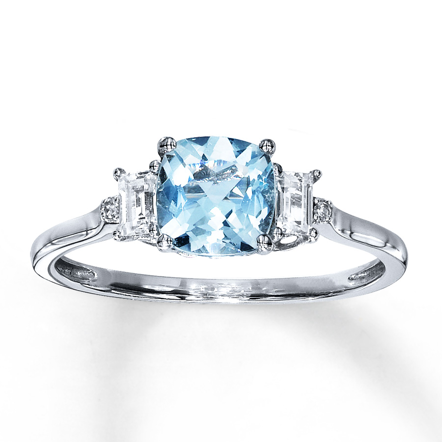 aquamarine rings hover to zoom LYYQDZE