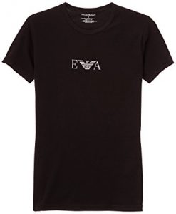 armani t shirts emporio armani stretch bi-pack crew neck t-shirt, black (nero) AGTHLWF