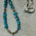 artefaccio - nacozari u0026 kingman turquoise necklace QVZLXNE