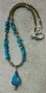 artefaccio - nacozari u0026 kingman turquoise necklace QVZLXNE