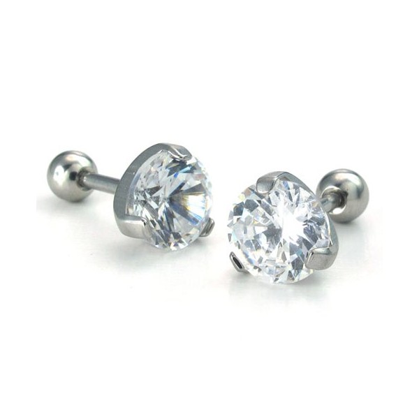 attractive design color brilliancy excellent quality titanium earrings POHSXRJ