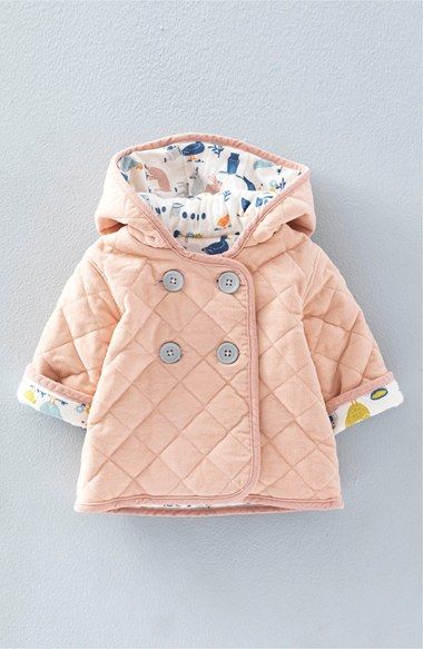 baby girl coats buy the pretty quilted cord jacket now for car seat cruising and pram NEMSURE