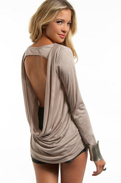 backless shirts are elegant in their own way. look gorgeous by choosing a EEKDAFK